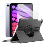 Verre tremp� + coque rotatif en simili cuir compatible pour ipad mini 7 2024 8, 3  7�me gen a2995, a2996 ...