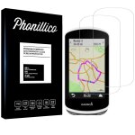 Verre trempe pour garmin edge 1030 / edge 1030 plus [pack 2] film vitre protection ecran gps velo phonillico ...