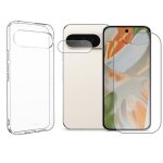 Verre tremp� pour google pixel 9 pro xl 5g 6. 8  ggx8b + verre tremp� cam�ra arri�re + coque souple silicone ...