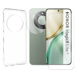Verre tremp� pour honor magic8 lite 5g 6. 79  mtn - nx1m + verre tremp� cam�ra arri�re + coque souple ...