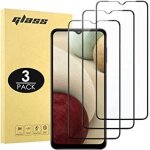 Verre trempe integral samsung a12 (6, 5'') anti trace pack de 3 films vitre noir protection