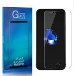 Verre tremp pour iphone 8 plus / iphone 7 plus, melinhot duret 9h film protection ecran vitre, sans ...