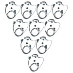 Vhbw 10 x oreillette compatible avec alan midland gxt - 850, gxt - 800, gxt - 950, gxt - 900, gxt - 775, ...