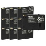 Vhbw 10x batterie compatible avec gigaset 4015 micro, s440, s445, sl1, sl150, sl100, s44 t�l�phone portable ...