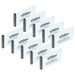 Vhbw 10x batterie remplacement pour wiko lubi2 pour t�l�phone portable (650mah, 3, 7v, li - ion)