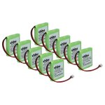 Vhbw 10x batterie compatible avec siemens gigaset e455, e455 sim, e450 sim, e40, e450, e45 t�l�phone ...