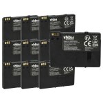Vhbw 10x batterie compatible avec siemens / gigaset sl560, sl56, sl555, sl550, sl74, sl565, sl740 tlphone ...