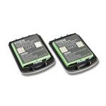 Vhbw 2x batterie 600mah (2. 4v) avec cache batterie pour tlphone fixe sans fil detewe integral d3 comme ...