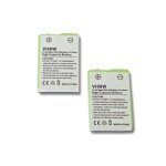 Vhbw 2x batterie compatible avec siemens gigaset 2010 pocket, 2000c pocket, 2011 pocket, 2000l t�l�phone ...