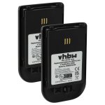 Vhbw 2x batteries compatible avec alcatel omnitouch 8118, 8128 t�l�phone fixe sans fil (900mah, 3, 7v, ...