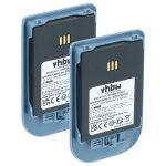 Vhbw 2x batterie compatible avec detewe aastra t�l�phone fixe sans fil (900mah, 3, 7v, li - ion) gris ...