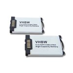 Vhbw 2x batterie compatible avec detewe beetel 610 combin� t�l�phonique t�l�phone fixe (800mah, 3, 7v, ...