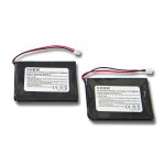 Vhbw 2x batteries compatible avec innovaphone ip61, ip64 tlphone fixe sans fil (650mah, 3, 7v, li - ...