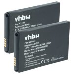 Vhbw 2x batterie compatible avec motorola k1m, mb508, mb811, q9c, i576, qa4, q9e, flipside mb508 t�l�phone ...