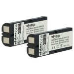 Vhbw 2x batteries nimh 800mah (2. 4v) pour t�l�phone fixe sans fil panasonic kx - tg2420b, kx - tg2420w, ...