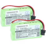 Vhbw 2x batterie compatible avec panasonic tga400, tga200, pqp506svc, tg4000 tlphone fixe sans fil ...