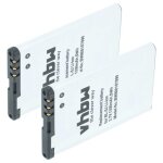 Vhbw 2x batterie remplacement pour doro rcb01 pour t�l�phone fixe sans fil (1300mah, 3, 7v, li - ion) ...