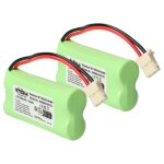 Vhbw 2x batterie remplacement pour motorola bt283342, bt183342 pour tlphone fixe sans fil (800mah, ...