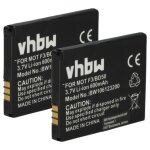 Vhbw 2x batterie remplacement pour motorola snn5796, snn5796a, bd50 pour tlphone fixe sans fil (600mah, ...