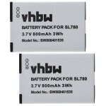 Vhbw 2x batterie remplacement pour siemens v30145 - k1310 - x445 pour tlphone fixe sans fil (800mah, ...