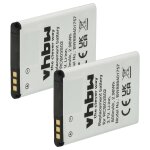 Vhbw 2x batterie remplacement pour swisstone rcb03s02 pour t�l�phone portable senior (800mah, 3, 7v, ...