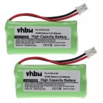 Vhbw 2x batteries compatible avec siemens gigaset al140, as14, al14, al14h, al145, al145 duo t�l�phone ...