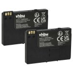 Vhbw 2x batterie compatible avec siemens / gigaset sl100, sl1, sl2, sl150, s44, 4015 micro, s445, s440 ...