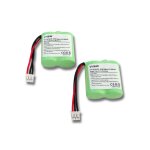 Vhbw 2x ni - mh batteries 600mah (2. 4v) pour téléphone fixe sans fil philips td6031, td6731 comme cp51, ... Vhbw 2x ni - mh batteries 600mah (2. 4v) pour téléphone fixe sans fil philips td6031, td6731 comme cp51, ...