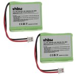 Vhbw 2x nimh batteries 600mah (2. 4v) pour smartphone telefon samsung sp - r6100, sp - r6150, spr - 6100, ...