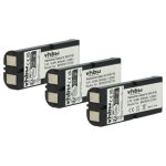 Vhbw lot de 3 batteries de remplacement nimh pour tlphone fixe sans fil panasonic kxtg2411, kxtg2420, ...