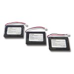 Vhbw 3x batteries compatible avec aastra 660177, 660177 / r1c tlphone fixe sans fil (650mah, 3, 7v, ...
