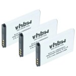 Vhbw 3x batterie compatible avec alcatel 8232, 8232 dect, 3bn67330aa t�l�phone portable (650mah, 3, 7v, ...