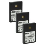 Vhbw 3x batterie compatible avec alcatel omnitouch 8118, 8128 t�l�phone fixe sans fil (950mah, 3, 7v, ...