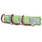 Vhbw 3x batterie compatible avec philips kala 300, 3322, 3350, 3351, 3352, vox 300 t�l�phone fixe sans ...