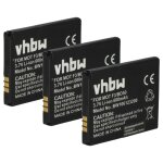 Vhbw 3x batterie remplacement pour motorola snn5796, snn5796a, bd50 pour tlphone fixe sans fil (600mah, ...
