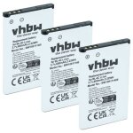 Vhbw 3x batterie remplacement pour nokia bl - 4c pour t�l�phone portable (600mah, 3, 7v, li - ion)