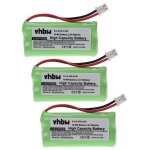Vhbw 3x batteries compatible avec siemens gigaset al110, al110a, a260 trio, a265, a345 t�l�phone fixe ...