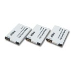 Vhbw 3x li - ion batterie 950mah (3. 7v) pour combin tlphonique tlphone fixe unify openstage sl4 ...