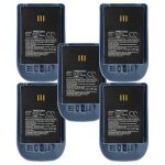 Vhbw 5x batterie compatible avec aastra dh4 - baaa / 2b tlphone fixe sans fil (900mah, 3, 7v, li - ...