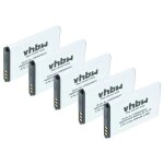 Vhbw 5x batterie compatible avec alcatel lucent 8242 dect t�l�phone portable (650mah, 3, 7v, li - ion) ...
