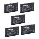 Vhbw 5x batteries compatible avec bintec - elmeg d141 dect t�l�phone fixe sans fil (700mah, 3, 7v, li ...
