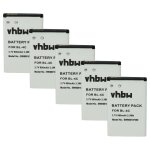 Vhbw 5x batterie compatible avec maxcom mm570, mm560bb, mm462bb, mm462, mm461bb, mm461, mm460bb, mm560 ...