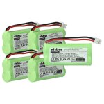 Vhbw 5x batterie remplacement pour v30145 - k1310 - x359, s30852 - d1640 - x1, t382, t436 - u1 pour t�l�phone ...