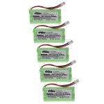 Vhbw 5x batteries compatible avec siemens gigaset al110 duo, al110a duo, al110a trio, al110 trio t�l�phone ...