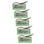 Vhbw 5x batteries compatible avec siemens gigaset al140, as14, al14, al14h, al145, al145 duo t�l�phone ...