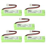 Vhbw 5x batteries compatible avec swissvoice dp500, dp500 eco plus, dp550 bt tlphone fixe sans fil ...