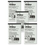 Vhbw 5x batterie compatible avec toshiba camileo p20, ip4100 tlphone portable (1200mah, 3, 7v, li - ...