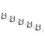 Vhbw 5x oreillette compatible avec hyt / hytera pd600, pd602, pd660, pd602g, pd605 radio talkie - walkie ...