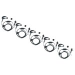 Vhbw 5x oreillette compatible avec motorola mth850, mtp850, mth650, cep400, tetra, mth600, mth800 radio ...