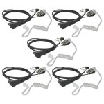 Vhbw 5x oreillette compatible avec motorola t7150, t7100r, t7200, t7150r, t7400, t7200aa radio talkie ...